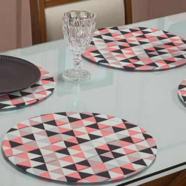 Imagem de Capa de Sousplat Avulso Sala Jantar 35cm Redondo Sem Base Mdf - Enxova