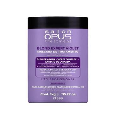 Imagem de Mascara de tratamento Blond Violet Matizadora Salon Opus 1kg - Salon O