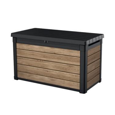 Imagem de Baú de Armazenamento Externo Deco Coat 380L – Estilo de Madeira Natural e Alta Durabilidade - Linha Signature