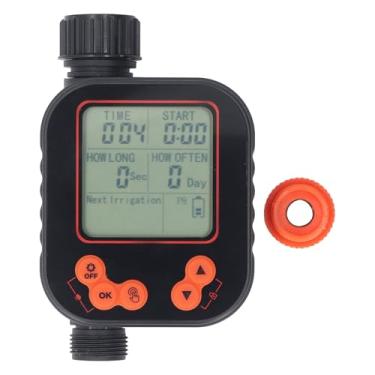 Imagem de Pssopp Timer de Rega Automático, Design Programável Sem Vazamento e Ferrugem Fácil de Instalar o Timer de água de Irrigação Digital Com Sensor de Chuva de Exibição de LCD para Gramado