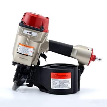 Imagem de CREWTOWER Pregador De Bobina Para Revestimento/Estrutura Cn70, Pistola De Pregos Pneumática Para Revestimento De 1-3/4 Pol. A 2-3/4 Pol., Pregador De Bobina De Ar Com Motor De Disparo Rápido Para Pa
