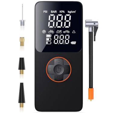 Imagem de Vehisyncpro Compressor de ar portátil para inflador de pneu, bomba de ar de carro de 150psi, bomba de pneu portátil de 20000 mha com medidor de pressão digital, bomba de ar portátil para carros