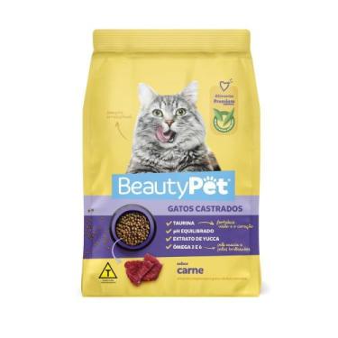Imagem de Ração Beauty Pet Gato Castrado Sabor Carne 900g - Baw Waw