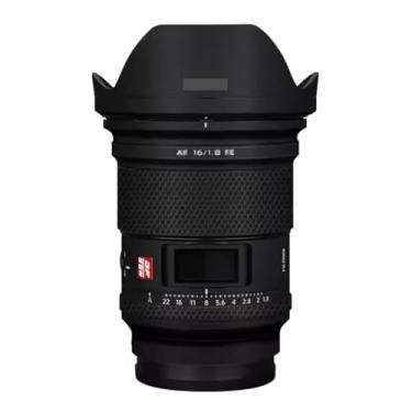 Imagem de AF 16 1.8 Anti-Scratch Camera Lens Sticker Coat Wrap Protective Film Skin Cover para Viltrox AF 16 mm F1.8 adequado para Sony Mount (preto fosco)