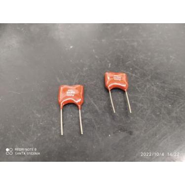 Imagem de 1x Capacitor Mica Prata 6,8nf/100v = 6k8/100v 2% Icl