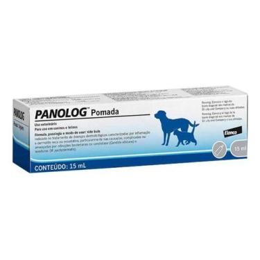 Imagem de Panalog Pomada Cães e Gatos Elanco - 15ml