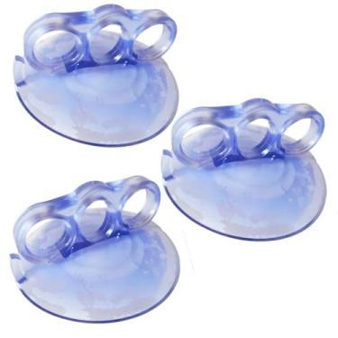 Imagem de Kit com 3 Ventosa Tipo Garra Em Silicone Cristal ou Black de110mm Martelinho De Ouro Alta Sucção Funilaria Tela Azuleijo (Cristal)