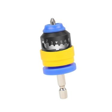 Imagem de predolo Fixador de parafusos para drywall, ajustável em 7 profundidades, universal, multiuso para posicionamento de placas de gesso, suporte para brocas de