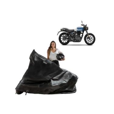 Imagem de Capa Chuva Moto Royal Enfield Hunter Proteção Total UV - Kahawai, pret