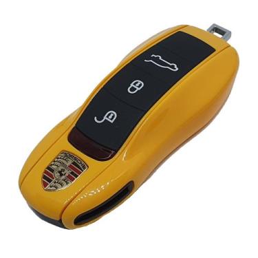 Imagem de Capa Chave Porsche L+S Amarelo Cayenne Panamera 911 Cayman - Veon