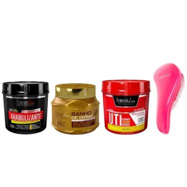 Imagem de Kit Cronograma Capilar Cabelo de Princesa Forever Liss - Forever Liss 