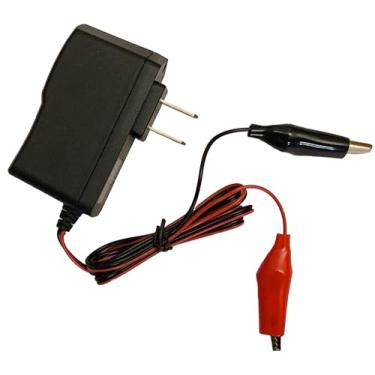 Imagem de Gilan 12V Volt Battery Trickle Charger with Alligator Clips for 50cc 70cc 90cc 110cc 125cc 150cc 250cc 300cc ATV Dirt Bike Go Kart Scooter Moped Motorcycle 12 V Smart Charger with LED Indicator