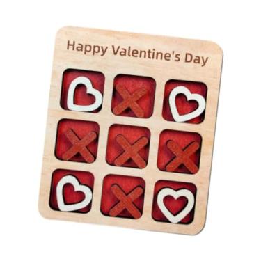 Imagem de Dynwave Wood Board Brain Teaser Dia dos Namorados Presente Viagens Interação Criança Primeiro jogo de tabuleiro estratégico para adultos crianças