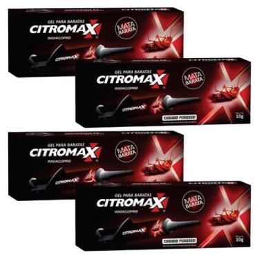 Imagem de Kit 4 Gel Baratas Citromax - Seringa 10g