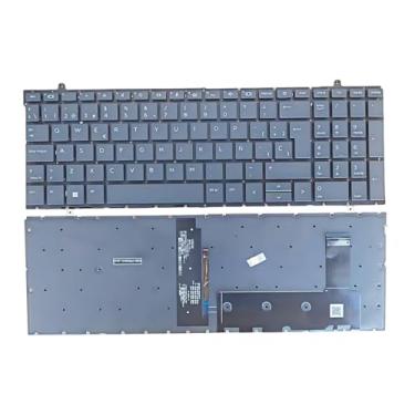 Imagem de Teclado de substituição para laptop em espanhol latino para HP EliteBook 860 G9 G10, teclado ZBOOK Firefly 16 G9 G10 sem moldura/com retroiluminação
