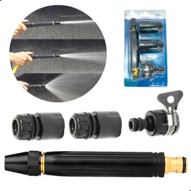 Imagem de Bico Engate Rápido Alta Pressão Mangueira Lava Calçada Carro - Luatek