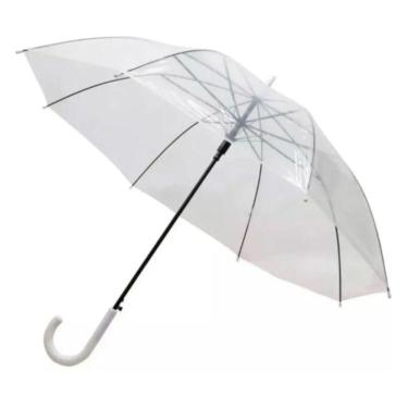 Imagem de Guarda Chuva Transparente Lindo E Resistente 8 Varetas