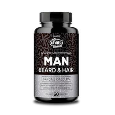 Imagem de Man Beard & Hair Unilife 60 Cápsulas 600mg