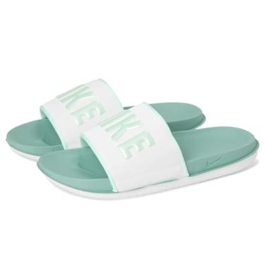 Imagem de Nike Sandália feminina Offcourt Slide, Summit branco/espuma menta/canhão/espuma menta, 40