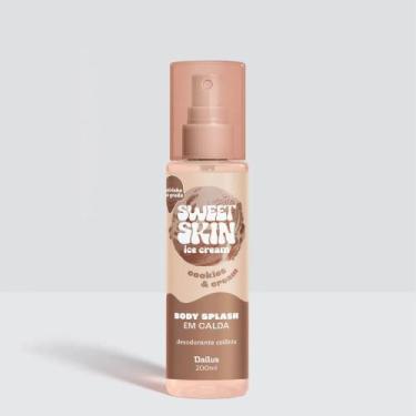 Imagem de Body Splash Sweet Skin Dailus Cookie e Cream Perfume Diário Alta Fixaç