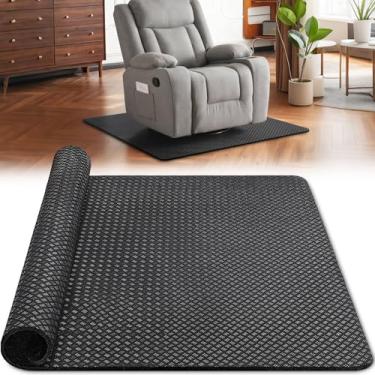 Imagem de Gsbomzap Almofadas antiderrapantes de dupla face antivibração para máquina de lavar, tapete de silicone de alta densidade de 68,5 cm x 68,5 cm para máquina de lavar e secar roupa de baixo para piso