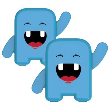 Imagem de Kit 2 Porta Dentinho de Leite Azul, Organizador de Dente de Leite