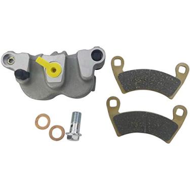 Imagem de M MATI Pinça de freio dianteira esquerda com pastilhas sem suporte de montagem para Polaris Ranger 4X4 500 EFI 570 4X4 700/800 900 902D 1000 HST RZR 4 800 900 1000 XP/XP 4/S4 RS1 GEM GENERAL 1000 Pro