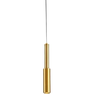 Imagem de Lustre LED Mini moderno pendente de tubo longo luz suspensa para cozinha V-intage lustre industrial linear para casa de fazenda quarto sala de jantar sala de estar, dourado
