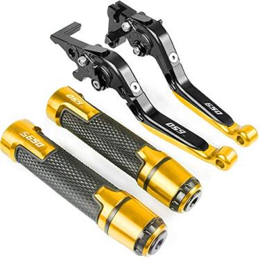 Imagem de Para Kawasaki Z-650 Z650 ABS 2016 2017 2018 Acessórios de motocicleta Alça de freio Alavancas de embreagem de freio ajustáveis Punhos de extremidade do guidão Alavanca de embreagem do freio da