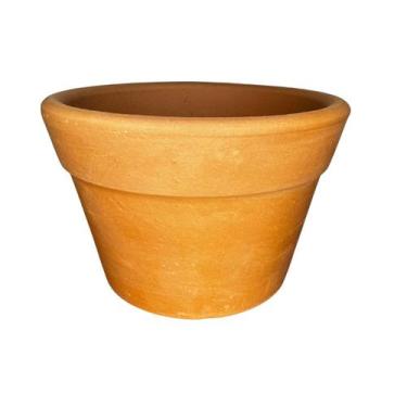 Imagem de Kit 3 Vasos Barro Terracota Violeta Comum n3 16,5x10,4 cm - NWBR