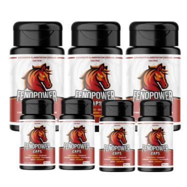 Imagem de 7 Potes Taurina, Zinco, Arginina 60 Caps - FenoCaps