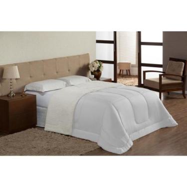 Imagem de Coberdrom Casal Queem - Linda Casa, Branco