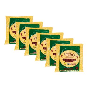 Imagem de Kit 6X: Flocos de Milho Orgânico Mano Velho 500g