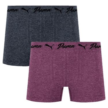 Imagem de Kit 2 Cuecas Boxer Puma Sem Costura Infantil