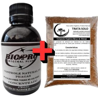 Imagem de Inseticida Repelente Natural Bio Pró Concentrado Controla Pulgões, Coc
