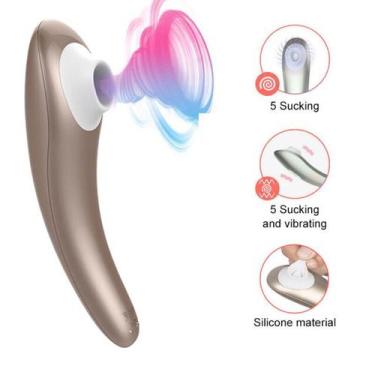 Imagem de Sugador de Clitóris por Pulsação Vibrador Masturbador Feminino Alex - 