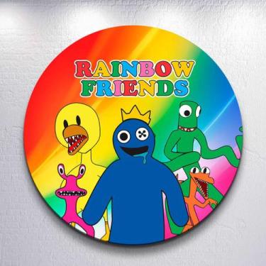 Imagem de Capa Sublimada de Festa Painel Redondo Game Friends Rain Tamanho Grand