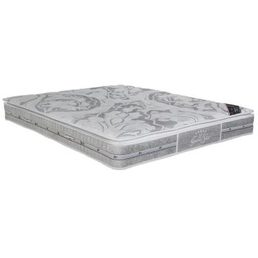 Imagem de Colchão Casal Espuma Látex Molas Ensacadas Super Luxo Slx Pillow Top (138x188x30) - Castor