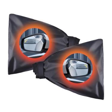 Imagem de Capas de espelho lateral, capa para espelho retrovisor lateral, proteção de retrovisor automático, proteção retrovisor de inverno, impermeável, à prova de neve, à prova de gelo e à prova de