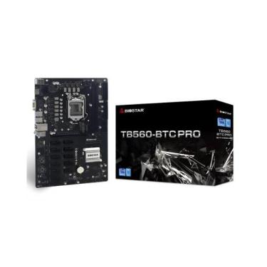 Imagem de Placa mãe BIOSTAR TB560-BTC PRO 1200, Chipset Intel B560, 2 Slots DDR4