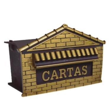 Imagem de Caixa de Correio com Mini Tijolinhos Toda em Polipropileno - 2530 - MS