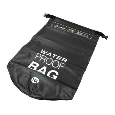 Imagem de Bolsa Mochila Impermeavel Saco 10 Litros Camping preto
