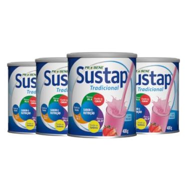 Imagem de Sustap Tradicional Morango 400 g - 4 unidades