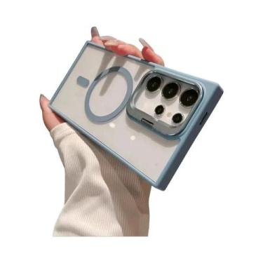 Imagem de Capa De Telefone Metálica Transparente Para Samsung S25 Ultra S24 plus