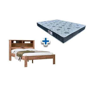 Imagem de Colchão Casal D45 Cecina + Cama Invicta Atacama