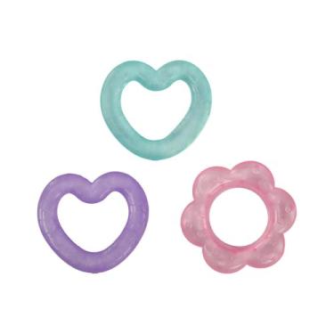 Imagem de Mordedor Chill & Teethe, Kit com 3 Unidades, Polipropileno e Silicone, Resfriável, para Alívio das Gengivas do Bebê, 14,3 x 1,27 x 19,38 cm
