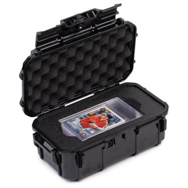 Imagem de Evergreen Collector Cases - Trading Card Storage - 8 Graded or Magnetic Slab Compatible with PSA BGS SGC Baseball Basketball YuGiOh (Black)