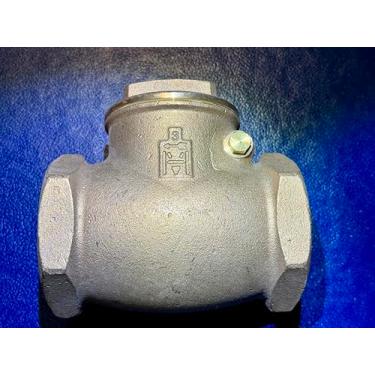 Imagem de Válvula de retenção MV Swing: Swing, corpo da válvula em linha, tamanho do tubo de 7,6 cm, FNPT x FNPT, Bronze # Item 1JLZ6, Modelo 509 3