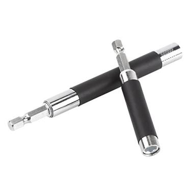 Imagem de Fafeicy Extensão de Suporte de Broca Magnética de Soquete de Haste Hexagonal Retrátil de 2 Unidades para Chave de Fenda Elétrica, Ferramentas Elétricas de Haste Hexagonal de 1/4 de Polegada, para