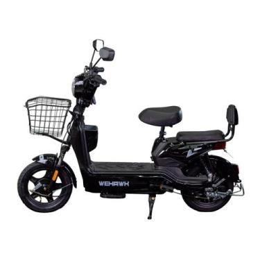 Imagem de Scooter Elétrica WX-03 WeHawk 500W Bateria 48V 20Ah de Lítio  Preta